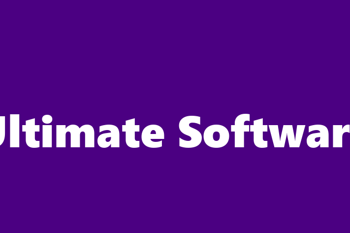 Software Engineering Company Ultimate Software