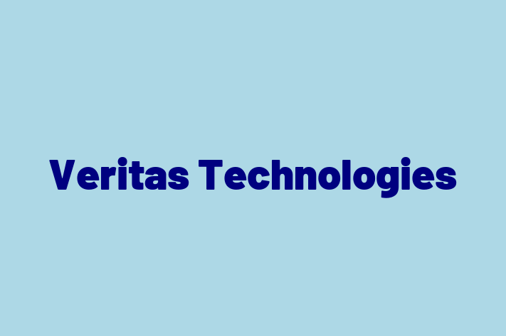 Tech Firm Veritas Technologies