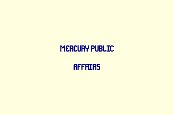 Human Resource Management Mercury Public Affairs