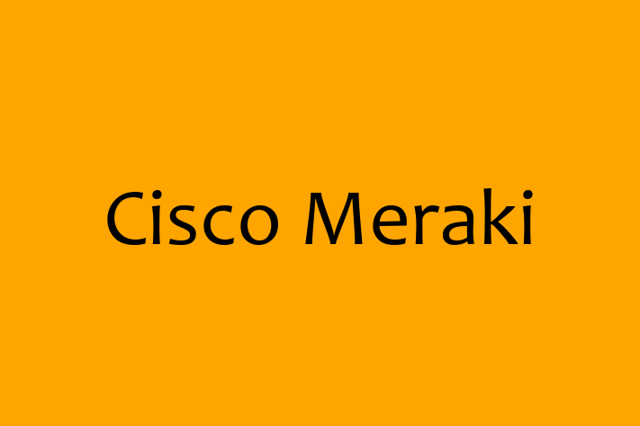 Tech Firm Cisco Meraki