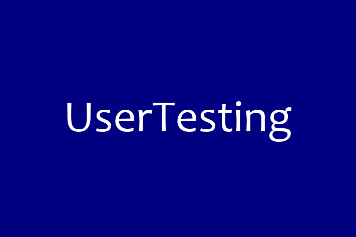 Technology Solutions Firm UserTesting