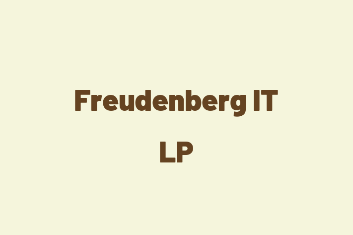 Tech Solutions Company Freudenberg IT LP