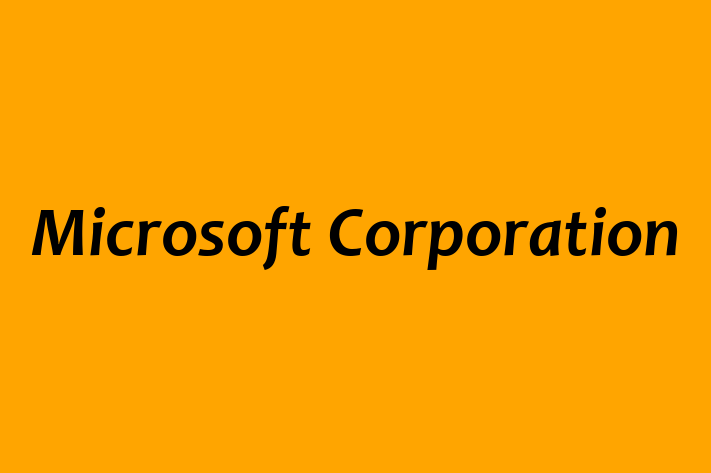 Software Development Firm Microsoft Corporation