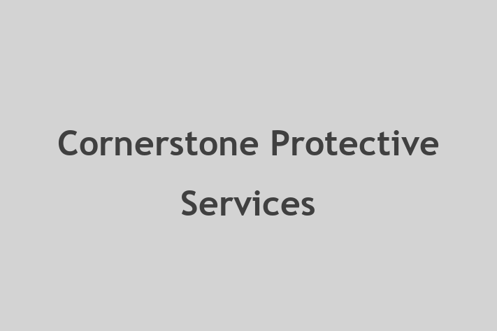 Personnel Management Cornerstone Protective Services