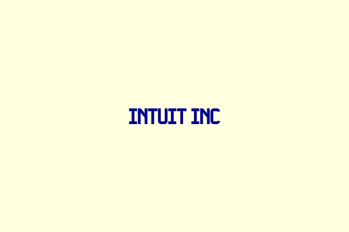 Software Solutions Provider Intuit Inc