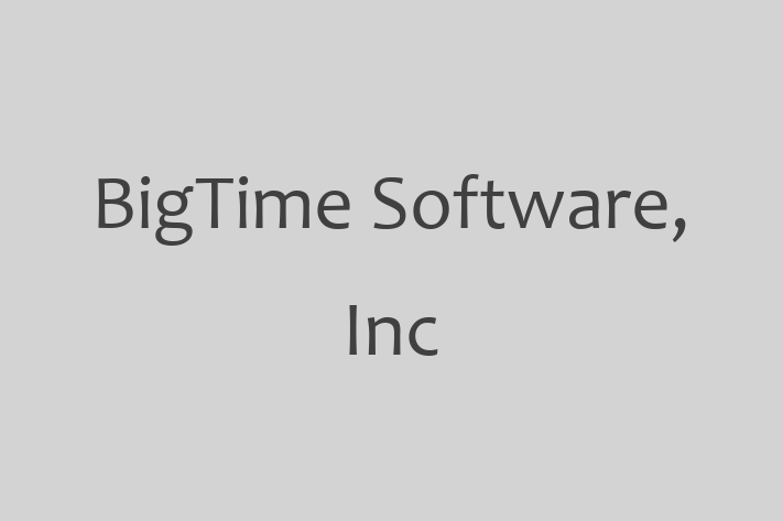 IT Company BigTime Software Inc