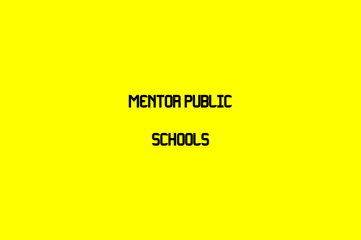 Human Capital Management Mentor Public Schools