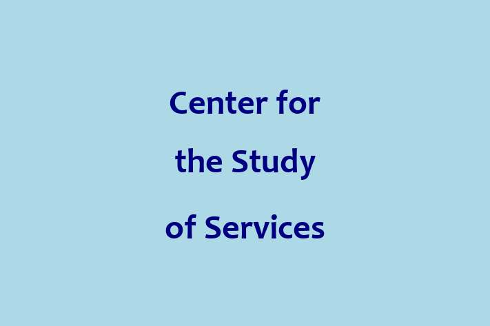 Software Firm Center for the Study of Services