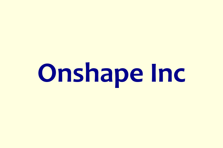 Software Development Firm Onshape Inc