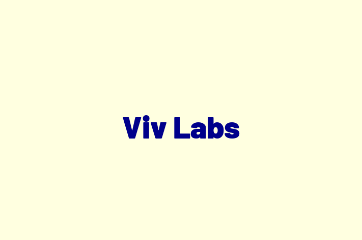 Digital Solutions Provider Viv Labs