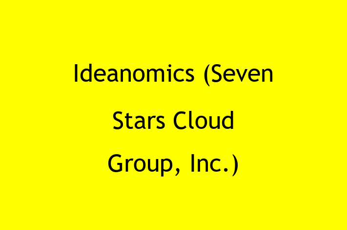 Digital Solutions Provider Ideanomics Seven Stars Cloud Group Inc.