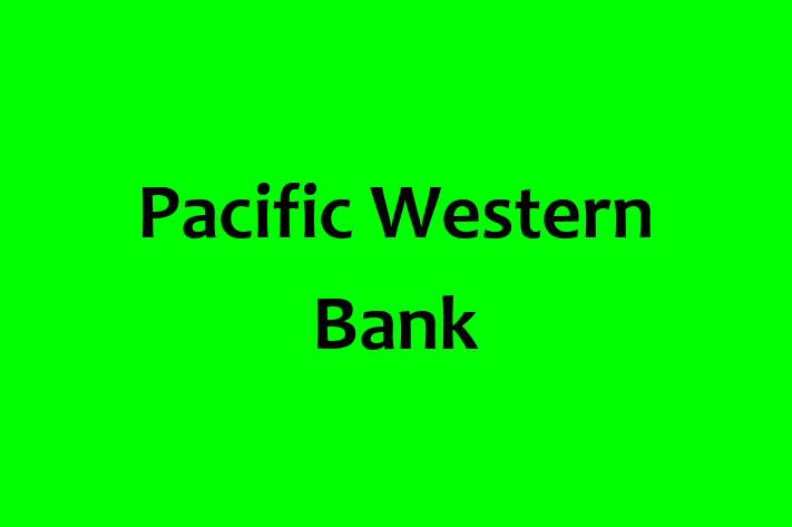 Human Resource Management Pacific Western Bank