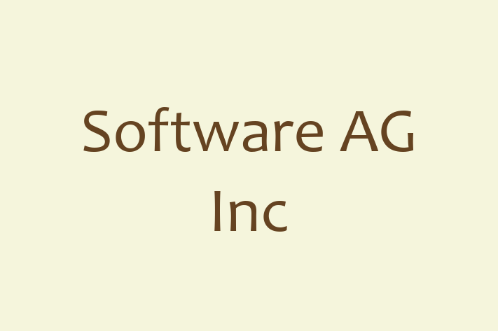 Software Engineering Company Software AG Inc