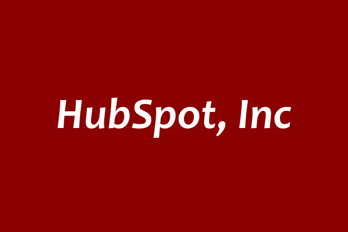 Tech Solutions Company HubSpot Inc