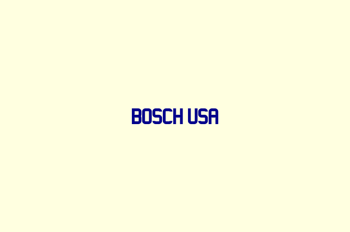 Talent Management Bosch USA