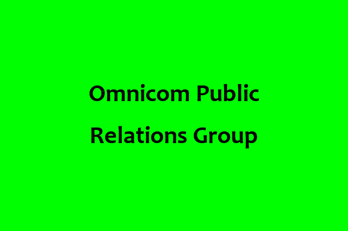 Employee Resource Management Omnicom Public Relations Group