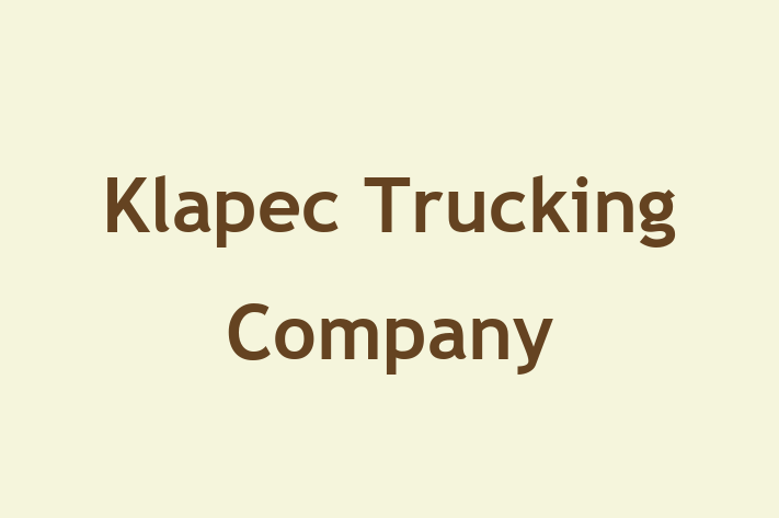 Workforce Management Klapec Trucking Company