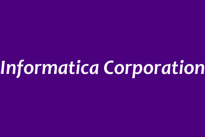 Software Solutions Provider Informatica Corporation