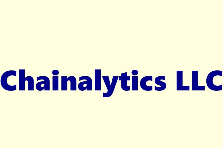 Software Services Company Chainalytics LLC