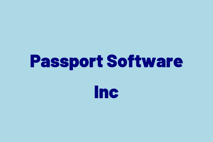 Software Firm Passport Software Inc