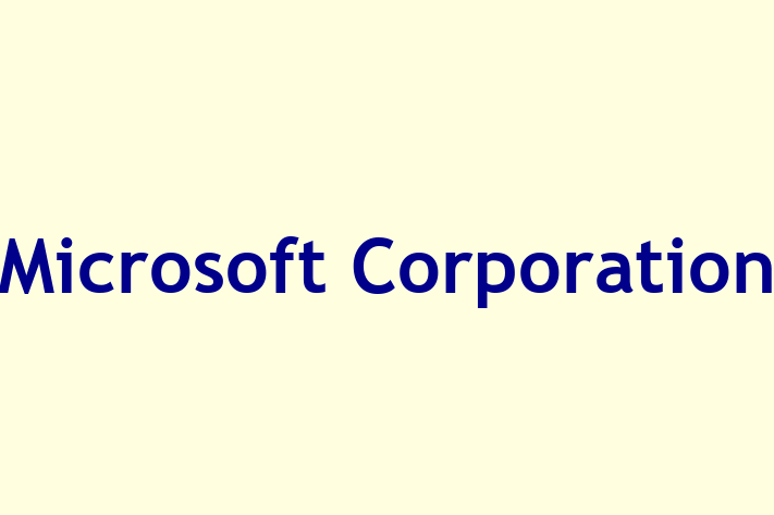 Tech Solutions Company Microsoft Corporation