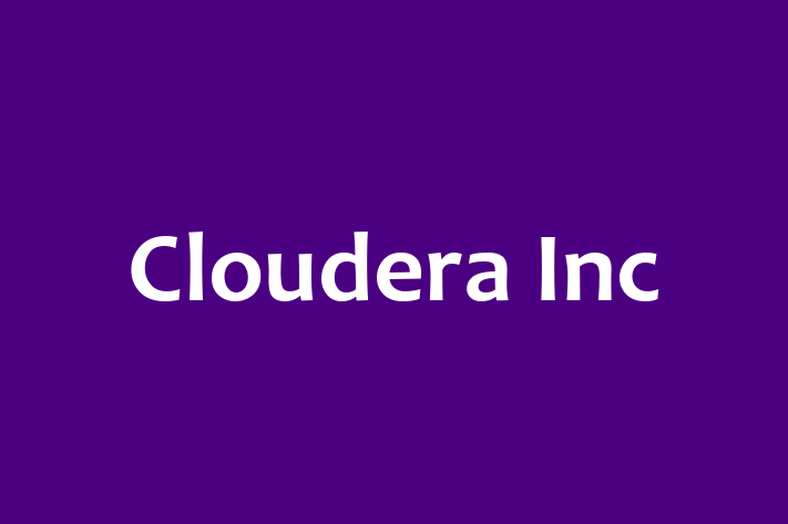 Tech Firm Cloudera Inc