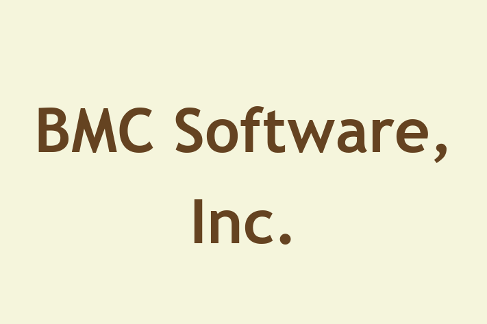 Software Solutions Provider BMC Software Inc.