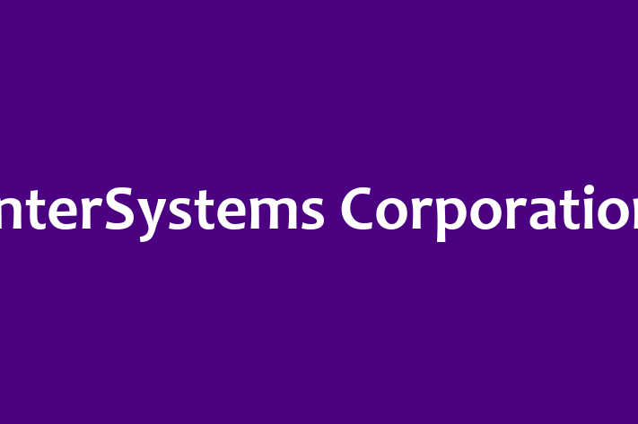 Software Services Company InterSystems Corporation