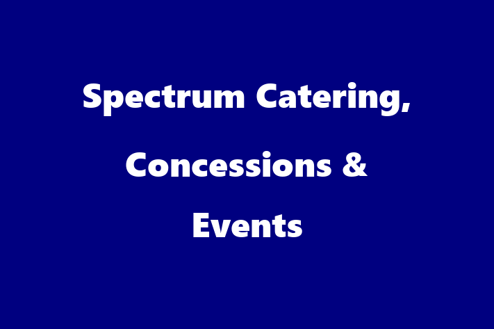 Human Resource Management Spectrum Catering Concessions Events