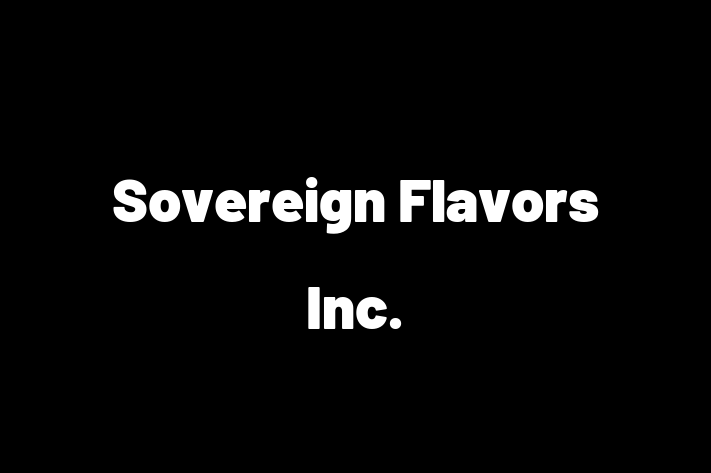 Human Resource Management Sovereign Flavors Inc.