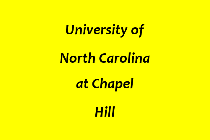 Personnel Management University of North Carolina at Chapel Hill