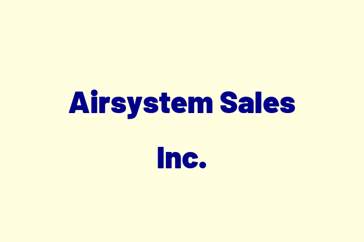 Software Services Company Airsystem Sales Inc.