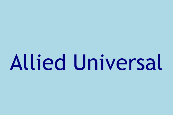 Software Solutions Provider Allied Universal