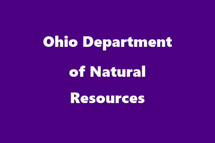 Employee Resource Management Ohio Department of Natural Resources