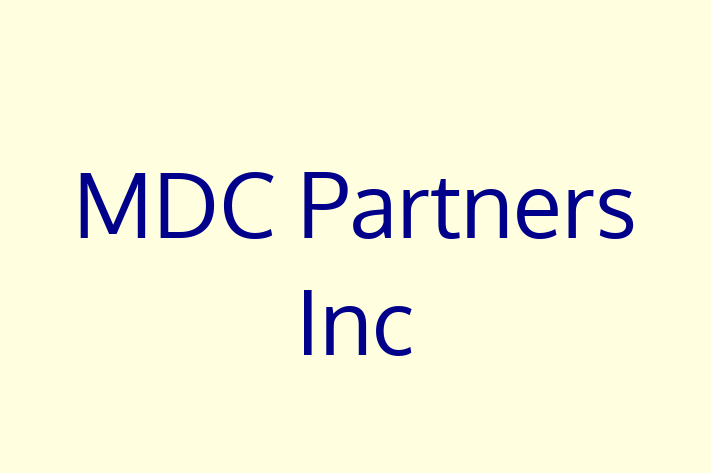 Technology Solutions Firm MDC Partners Inc