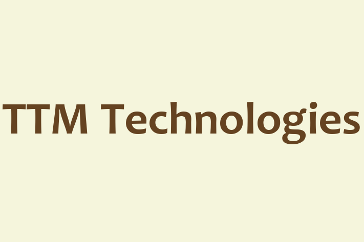 Software Services Company TTM Technologies