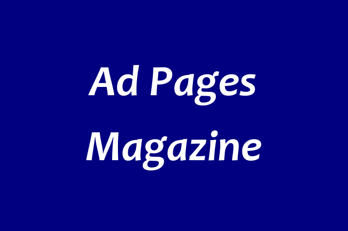 Technology Solutions Firm Ad Pages Magazine