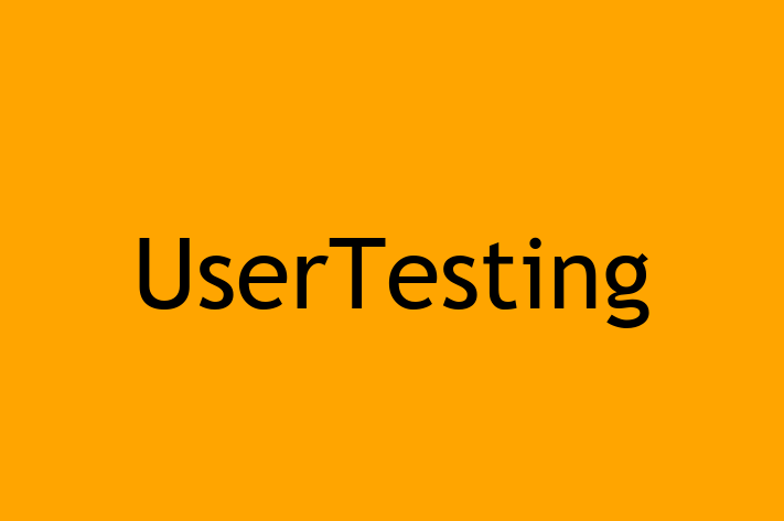 Software Engineering Company UserTesting