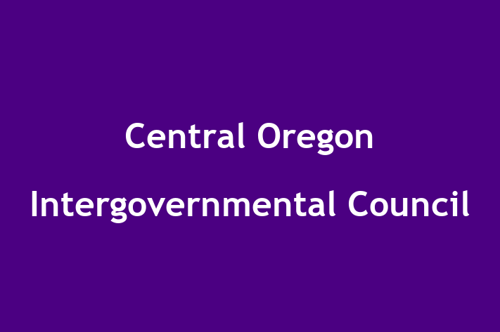 Personnel Management Central Oregon Intergovernmental Council