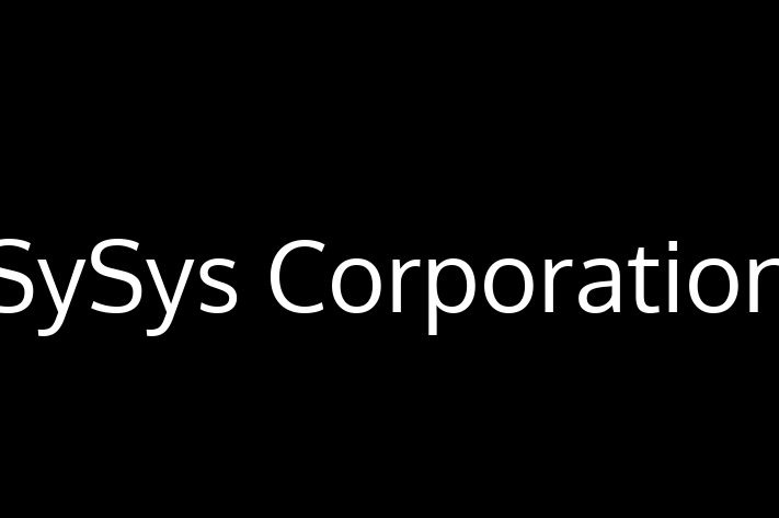 Tech Firm SySys Corporation