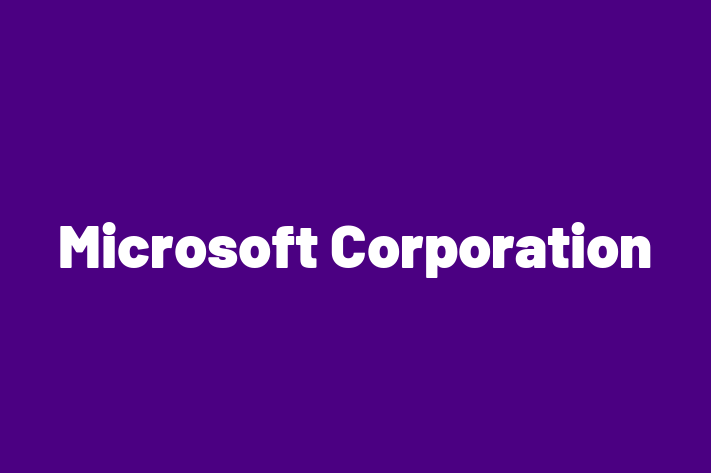 Application Development Company Microsoft Corporation