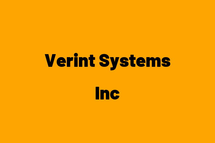 Application Development Company Verint Systems Inc