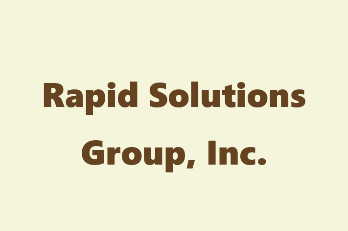 Software Firm Rapid Solutions Group Inc.