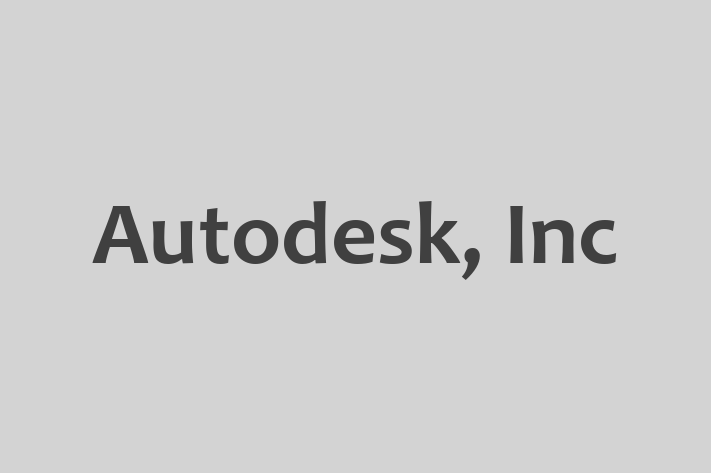 Digital Solutions Provider Autodesk Inc