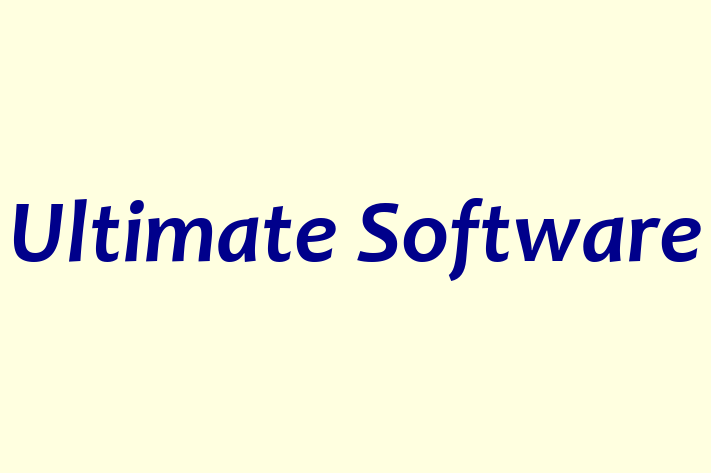 Software Firm Ultimate Software