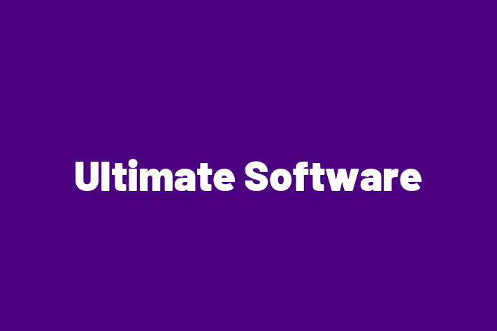 Digital Solutions Provider Ultimate Software