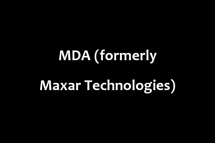 Software Solutions Provider MDA formerly Maxar Technologies