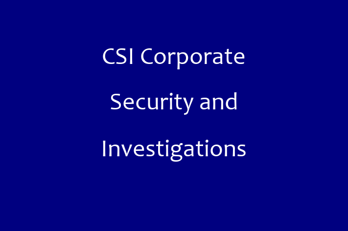 Software House CSI Corporate Security and Investigations