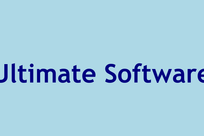 Software Development Firm Ultimate Software