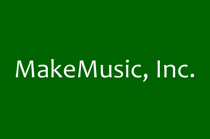 Software Solutions Provider MakeMusic Inc.